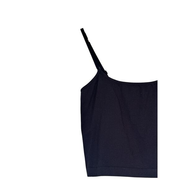 Maidenform Women's Cropped Shapewear Seamless Light Shaping Cami Size L Black - Picture 5 of 9